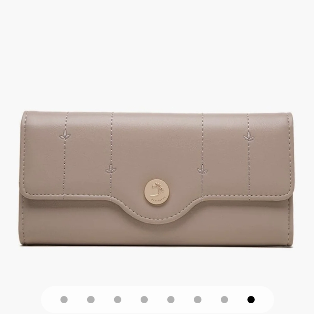 Ecosusi Vegan Leather Clutch Color Apricot